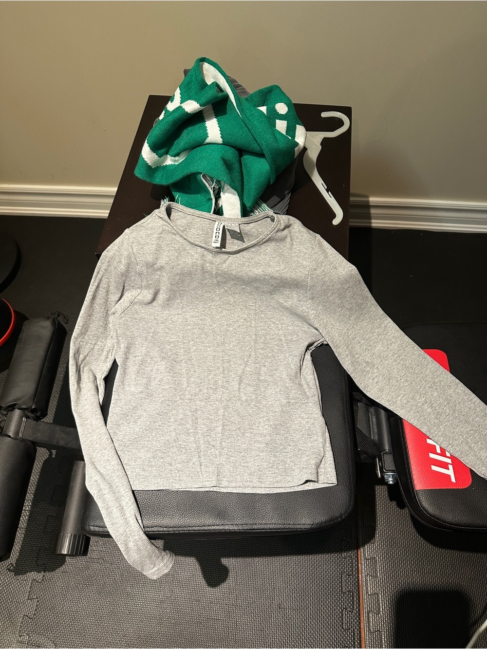 Women’s Lightweight Gray Crewneck Sweater